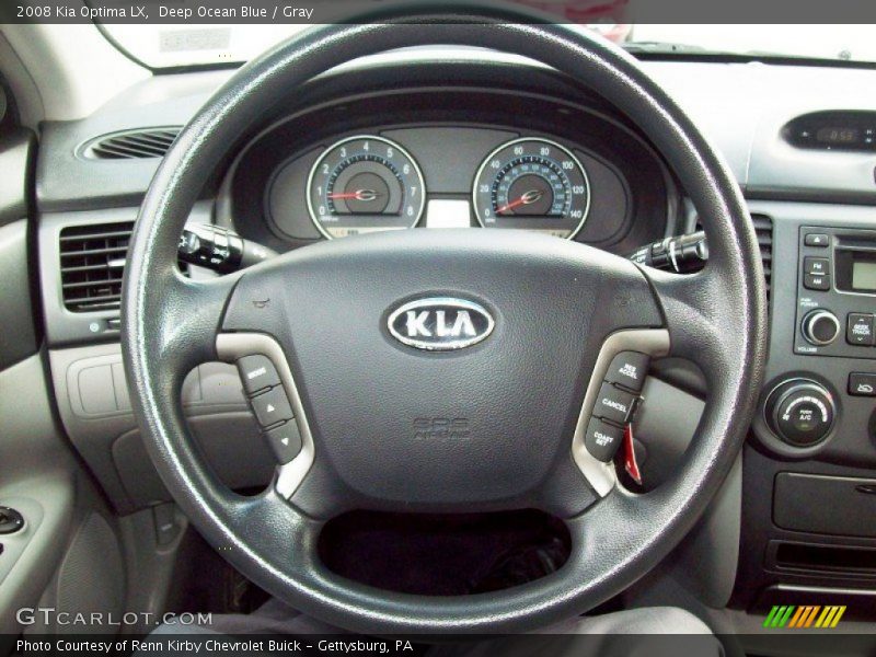 Deep Ocean Blue / Gray 2008 Kia Optima LX