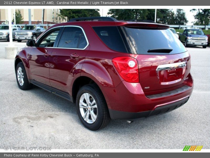 Cardinal Red Metallic / Light Titanium/Jet Black 2012 Chevrolet Equinox LT AWD