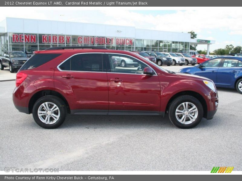 Cardinal Red Metallic / Light Titanium/Jet Black 2012 Chevrolet Equinox LT AWD