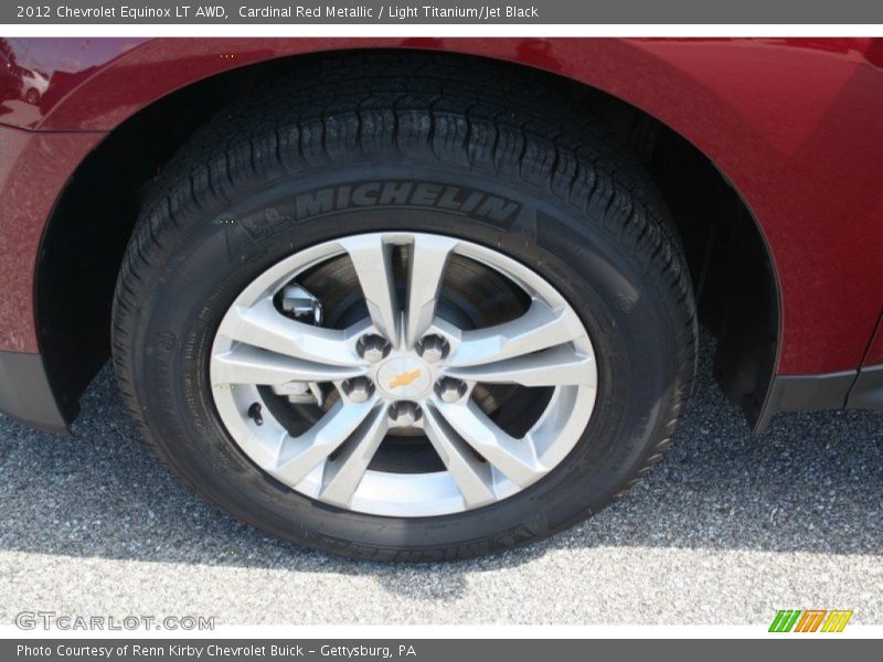 Cardinal Red Metallic / Light Titanium/Jet Black 2012 Chevrolet Equinox LT AWD