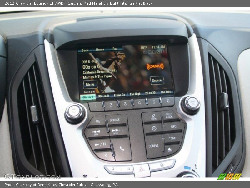Cardinal Red Metallic / Light Titanium/Jet Black 2012 Chevrolet Equinox LT AWD