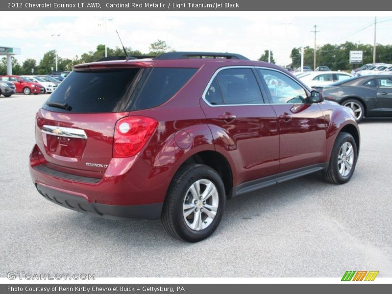 Cardinal Red Metallic / Light Titanium/Jet Black 2012 Chevrolet Equinox LT AWD