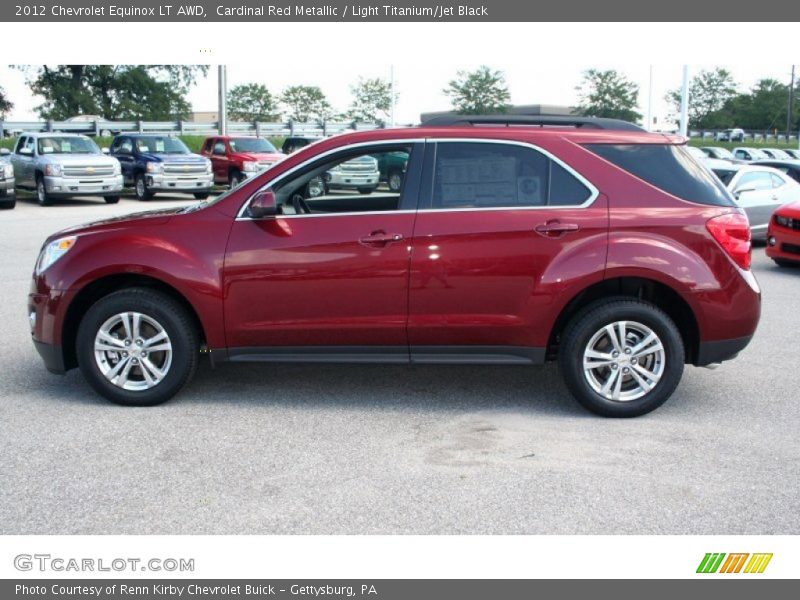Cardinal Red Metallic / Light Titanium/Jet Black 2012 Chevrolet Equinox LT AWD