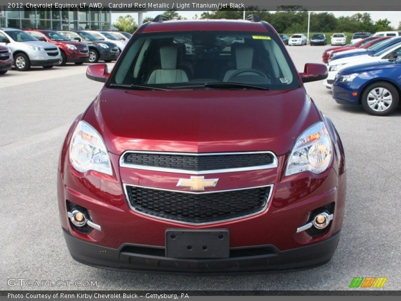 Cardinal Red Metallic / Light Titanium/Jet Black 2012 Chevrolet Equinox LT AWD