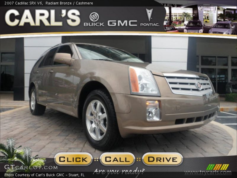 Radiant Bronze / Cashmere 2007 Cadillac SRX V6