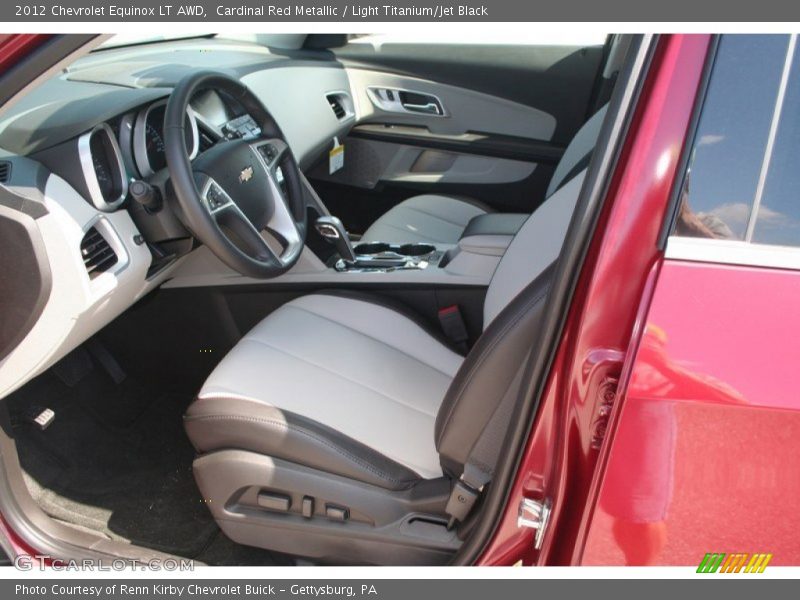 Cardinal Red Metallic / Light Titanium/Jet Black 2012 Chevrolet Equinox LT AWD