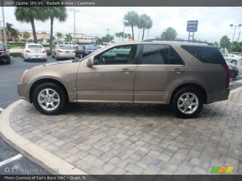 Radiant Bronze / Cashmere 2007 Cadillac SRX V6