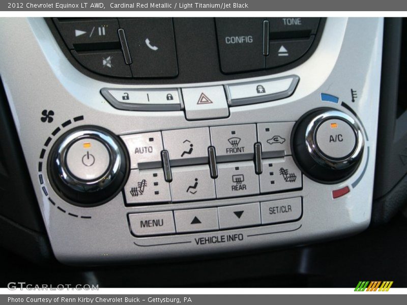 Cardinal Red Metallic / Light Titanium/Jet Black 2012 Chevrolet Equinox LT AWD