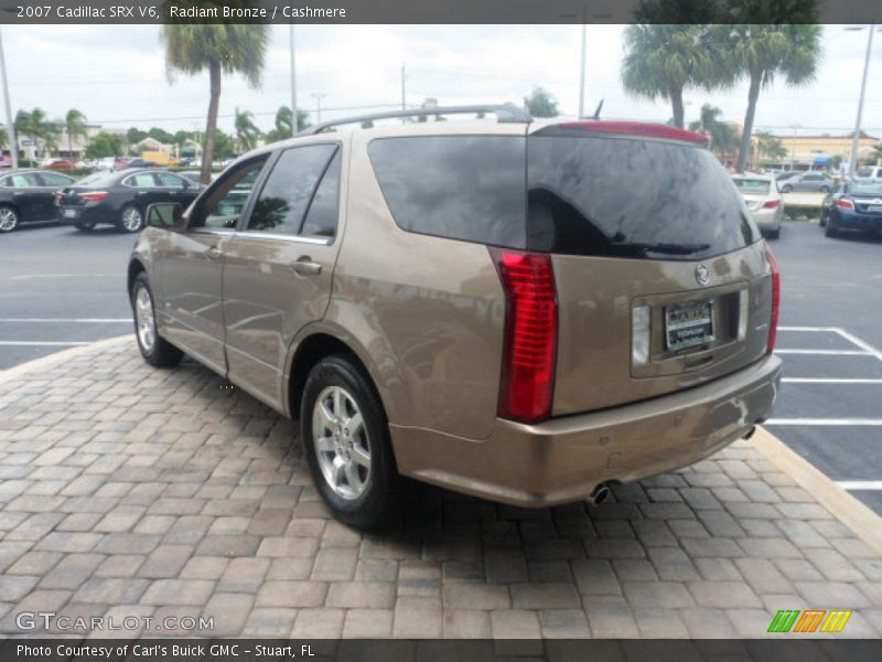 Radiant Bronze / Cashmere 2007 Cadillac SRX V6