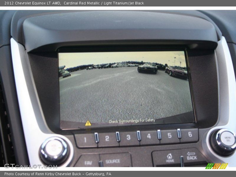 Cardinal Red Metallic / Light Titanium/Jet Black 2012 Chevrolet Equinox LT AWD