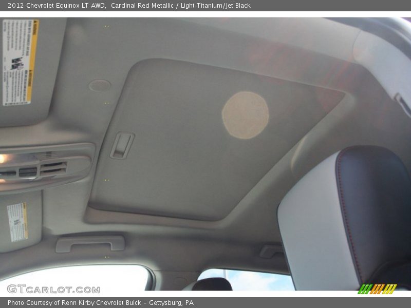 Cardinal Red Metallic / Light Titanium/Jet Black 2012 Chevrolet Equinox LT AWD