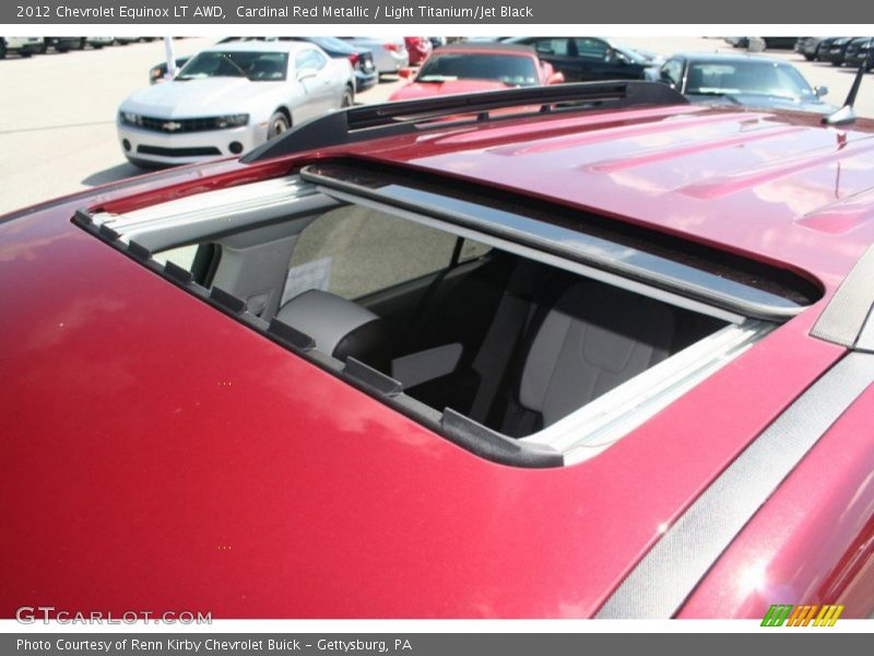 Cardinal Red Metallic / Light Titanium/Jet Black 2012 Chevrolet Equinox LT AWD