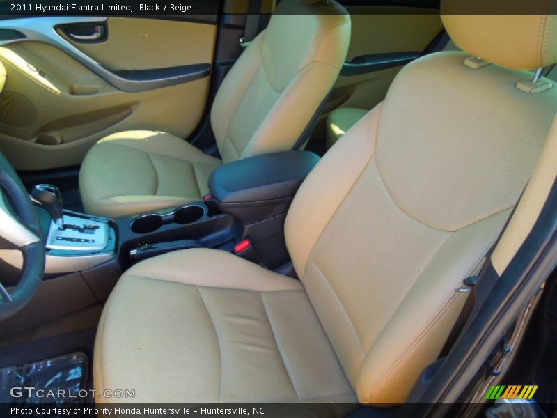 Black / Beige 2011 Hyundai Elantra Limited