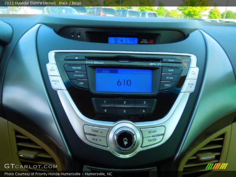 Black / Beige 2011 Hyundai Elantra Limited