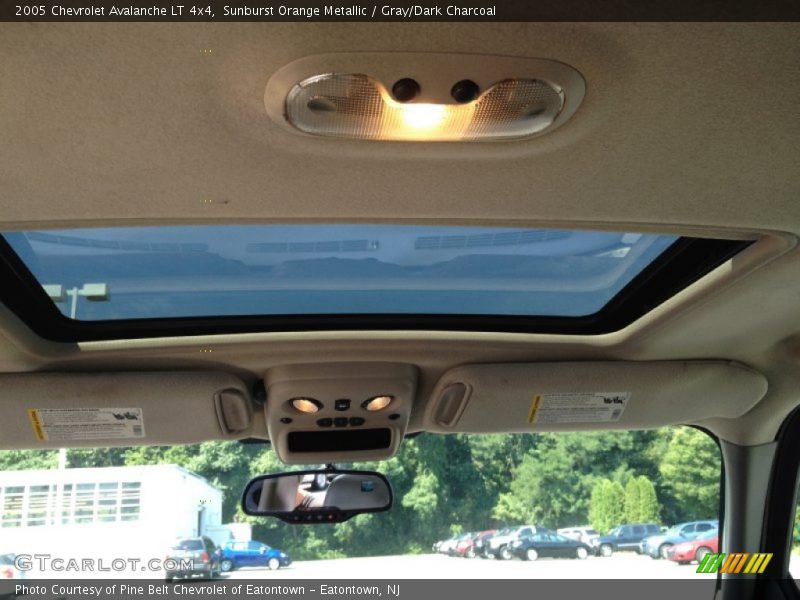 Sunburst Orange Metallic / Gray/Dark Charcoal 2005 Chevrolet Avalanche LT 4x4