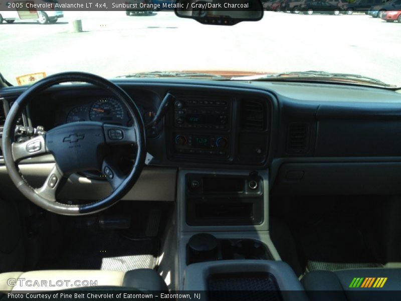 Sunburst Orange Metallic / Gray/Dark Charcoal 2005 Chevrolet Avalanche LT 4x4