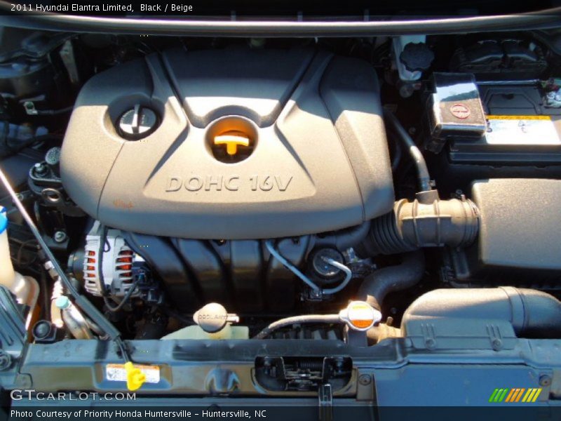 Black / Beige 2011 Hyundai Elantra Limited