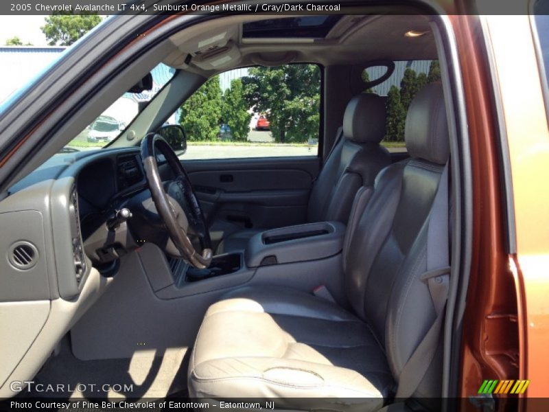 Sunburst Orange Metallic / Gray/Dark Charcoal 2005 Chevrolet Avalanche LT 4x4