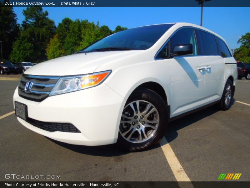 Taffeta White / Gray 2011 Honda Odyssey EX-L