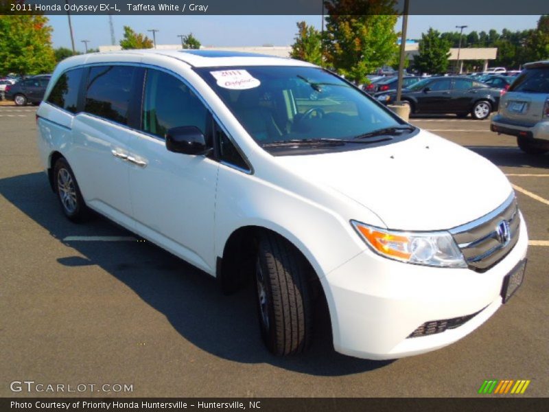 Taffeta White / Gray 2011 Honda Odyssey EX-L
