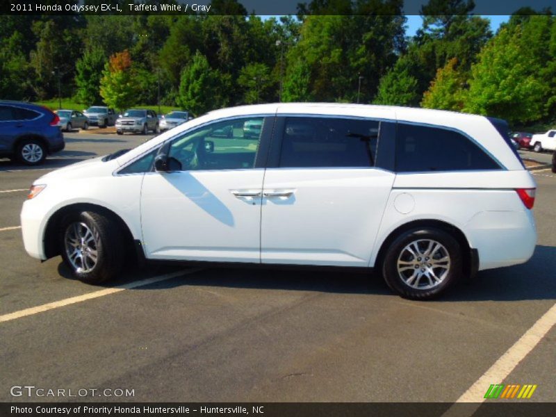 Taffeta White / Gray 2011 Honda Odyssey EX-L