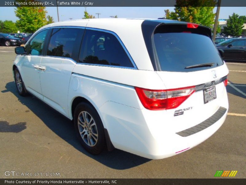 Taffeta White / Gray 2011 Honda Odyssey EX-L