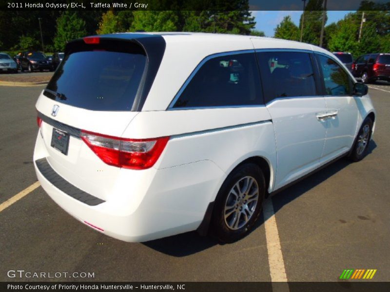 Taffeta White / Gray 2011 Honda Odyssey EX-L