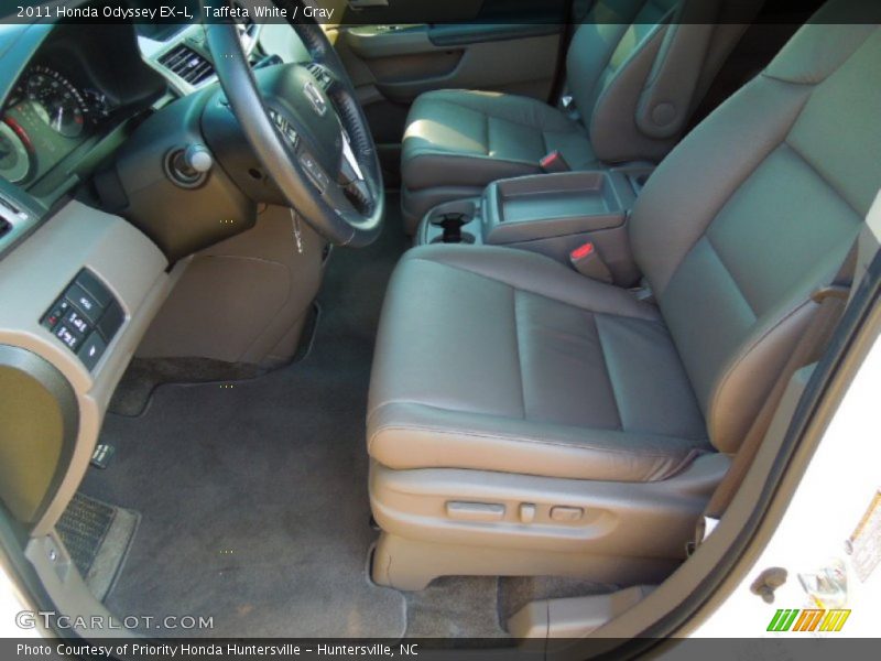 Taffeta White / Gray 2011 Honda Odyssey EX-L