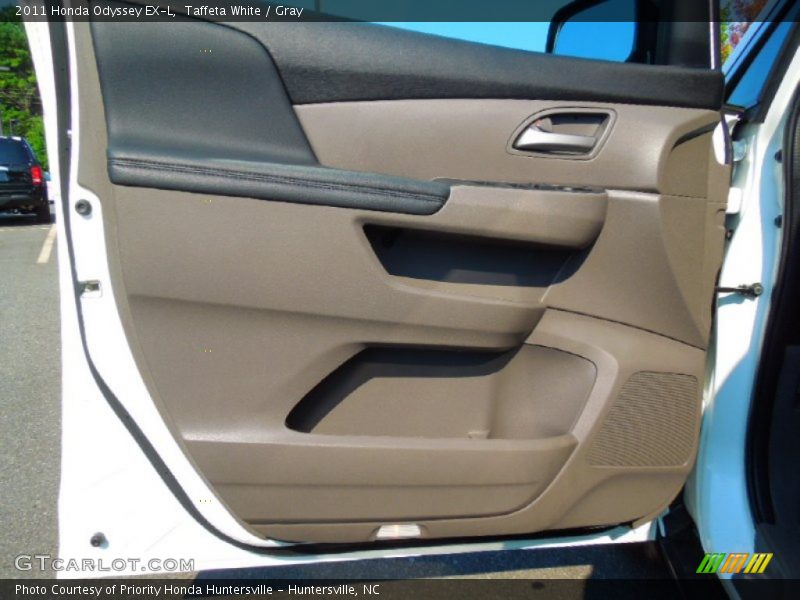 Taffeta White / Gray 2011 Honda Odyssey EX-L