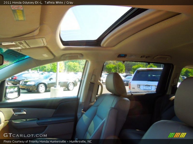 Taffeta White / Gray 2011 Honda Odyssey EX-L