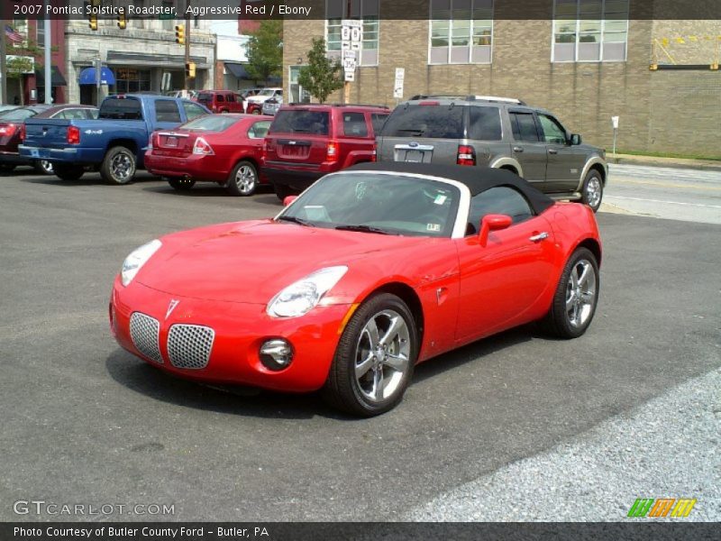 Aggressive Red / Ebony 2007 Pontiac Solstice Roadster