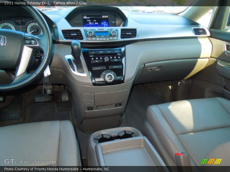 Taffeta White / Gray 2011 Honda Odyssey EX-L