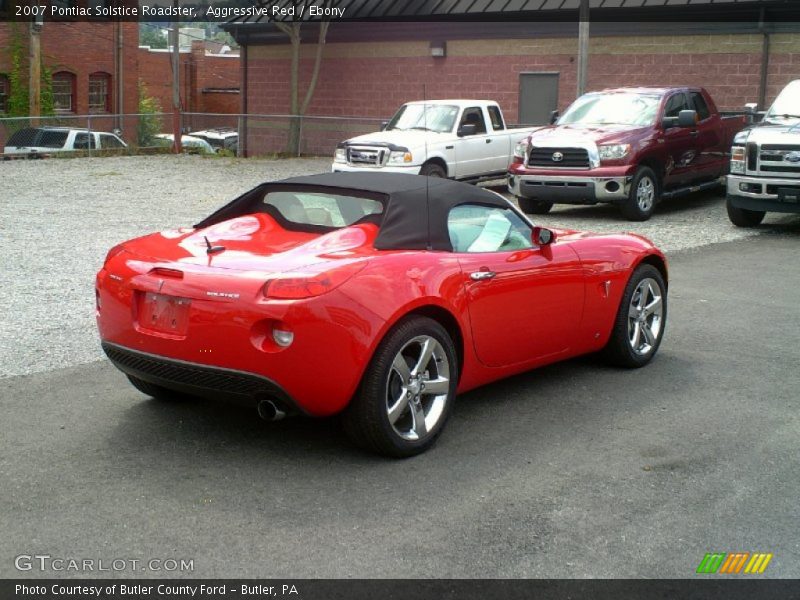 Aggressive Red / Ebony 2007 Pontiac Solstice Roadster