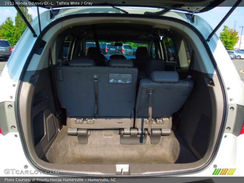 Taffeta White / Gray 2011 Honda Odyssey EX-L