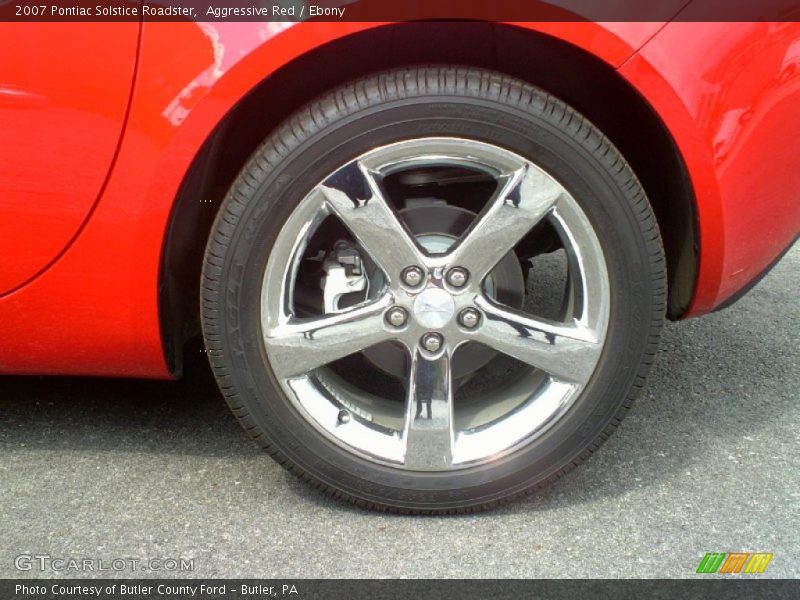Aggressive Red / Ebony 2007 Pontiac Solstice Roadster