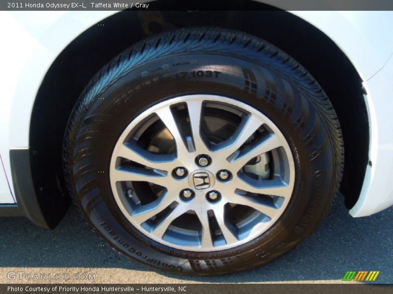 Taffeta White / Gray 2011 Honda Odyssey EX-L