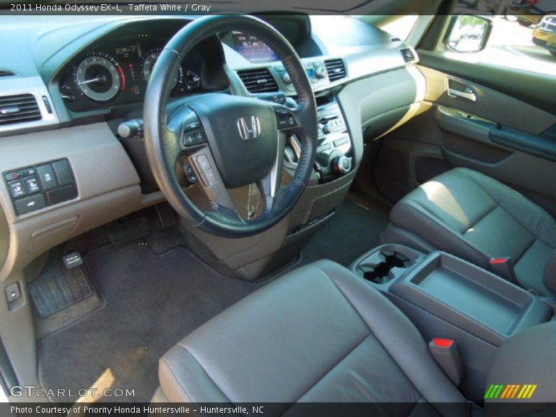 Taffeta White / Gray 2011 Honda Odyssey EX-L