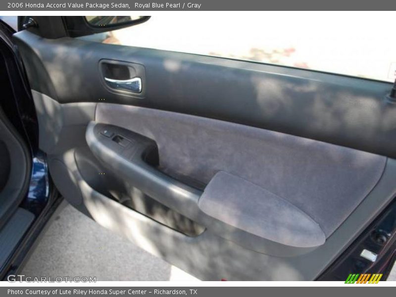Royal Blue Pearl / Gray 2006 Honda Accord Value Package Sedan