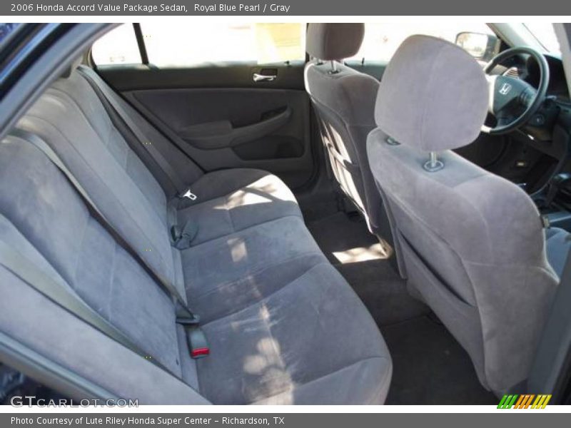 Royal Blue Pearl / Gray 2006 Honda Accord Value Package Sedan