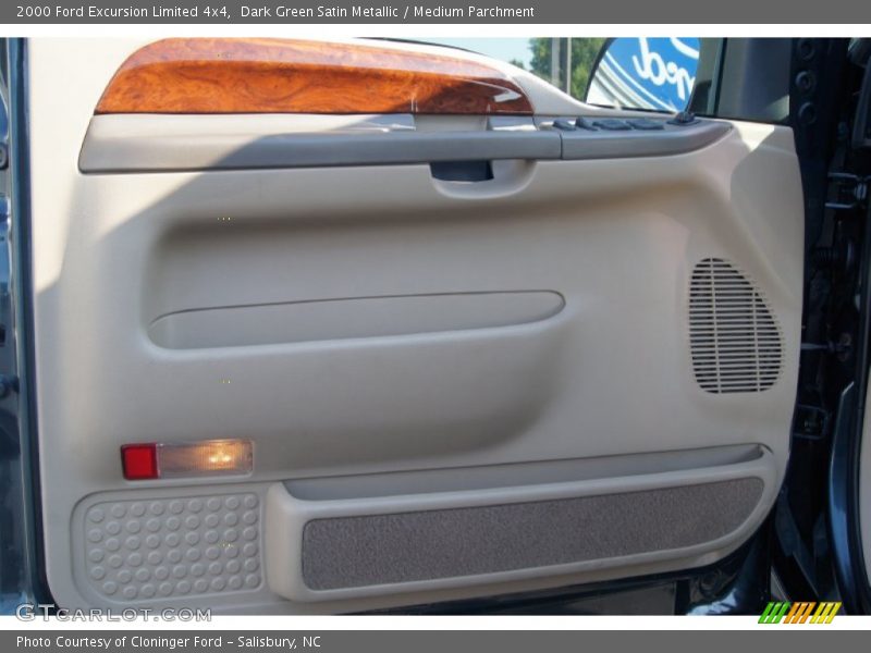 Dark Green Satin Metallic / Medium Parchment 2000 Ford Excursion Limited 4x4
