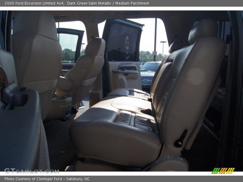 Dark Green Satin Metallic / Medium Parchment 2000 Ford Excursion Limited 4x4