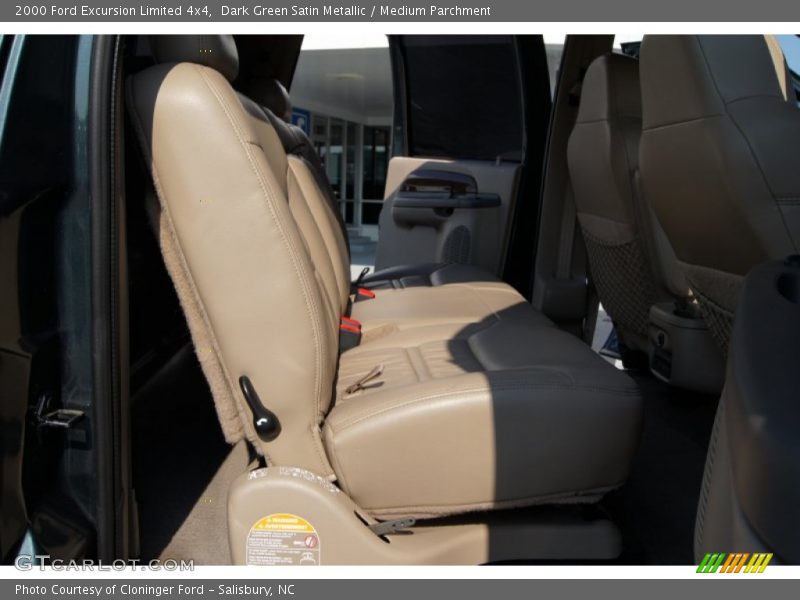 Dark Green Satin Metallic / Medium Parchment 2000 Ford Excursion Limited 4x4