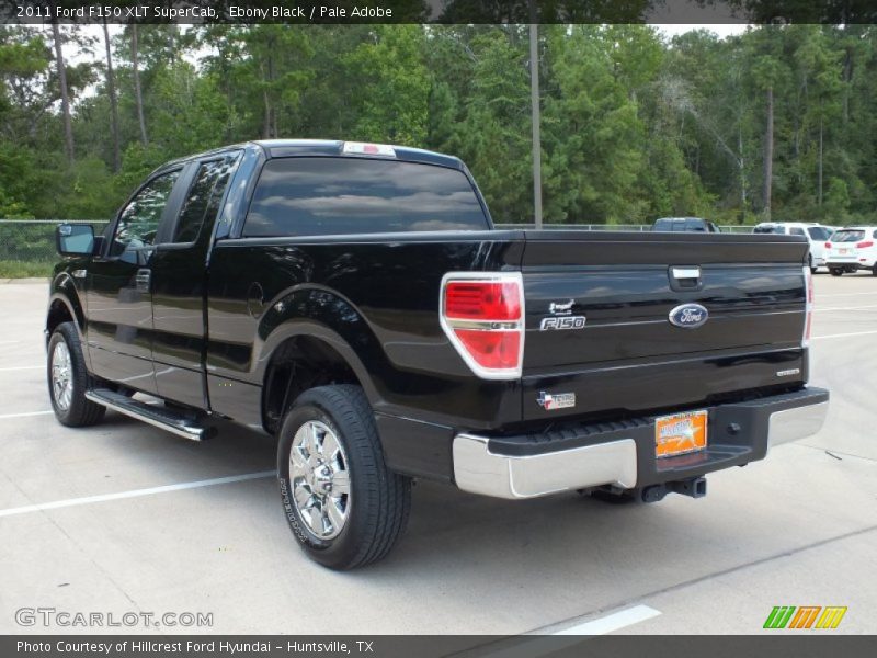 Ebony Black / Pale Adobe 2011 Ford F150 XLT SuperCab