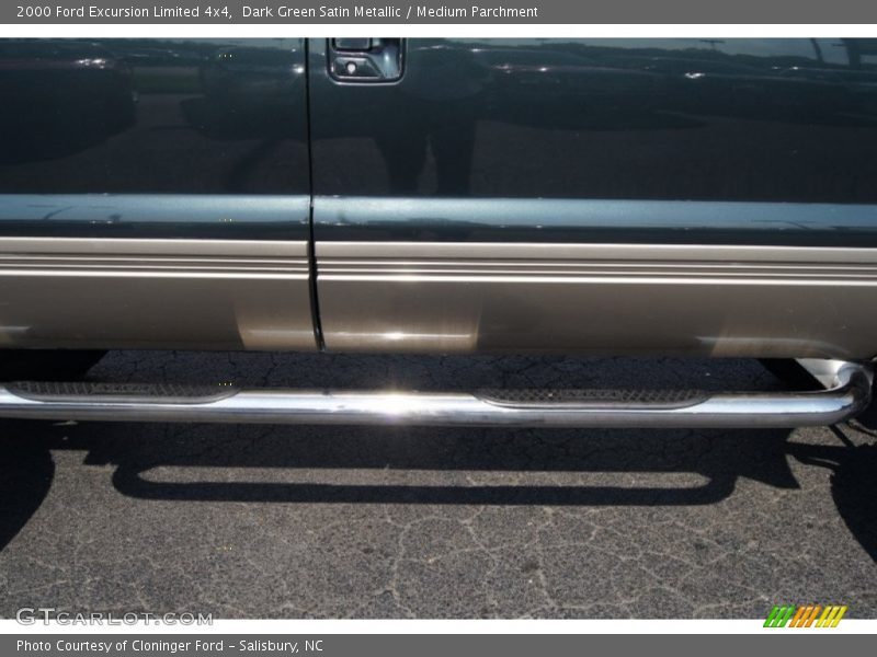 Dark Green Satin Metallic / Medium Parchment 2000 Ford Excursion Limited 4x4