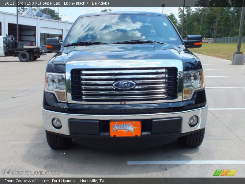 Ebony Black / Pale Adobe 2011 Ford F150 XLT SuperCab