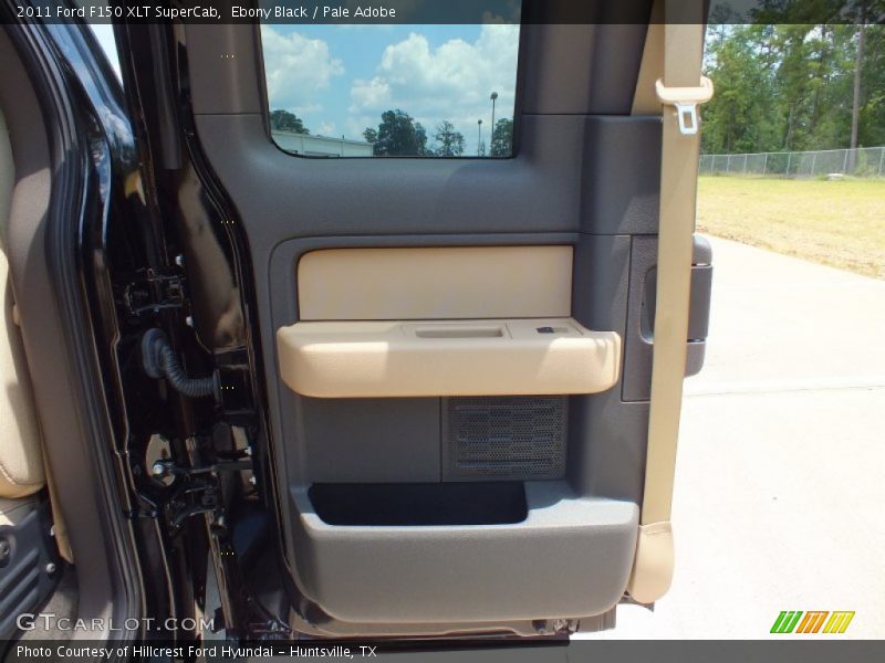 Ebony Black / Pale Adobe 2011 Ford F150 XLT SuperCab