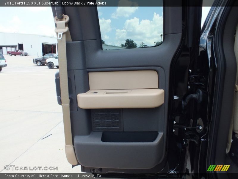 Ebony Black / Pale Adobe 2011 Ford F150 XLT SuperCab