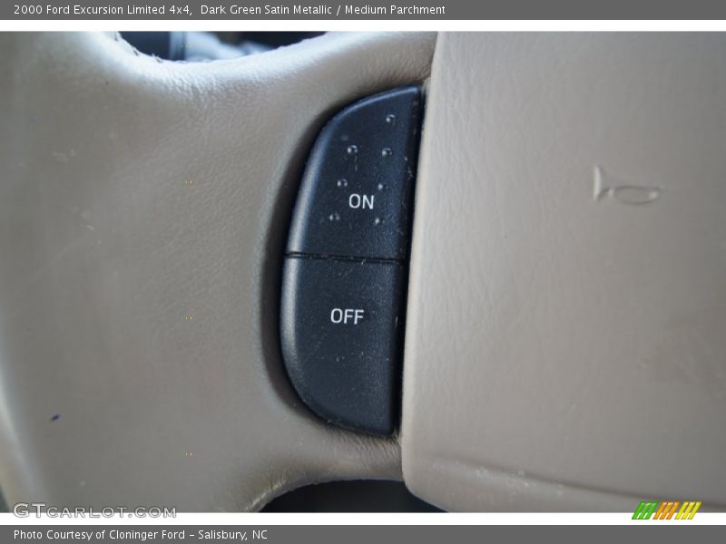 Dark Green Satin Metallic / Medium Parchment 2000 Ford Excursion Limited 4x4