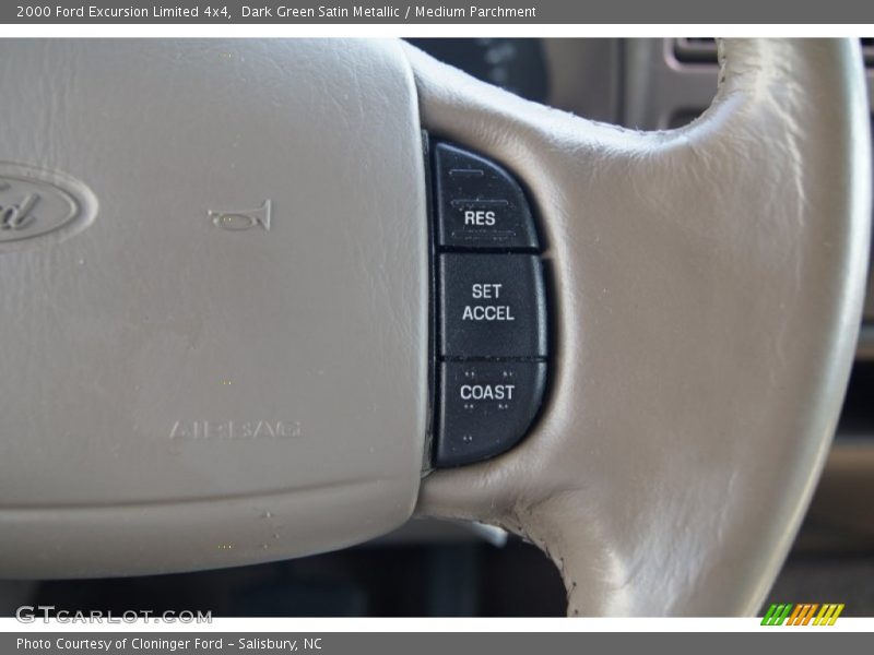 Dark Green Satin Metallic / Medium Parchment 2000 Ford Excursion Limited 4x4
