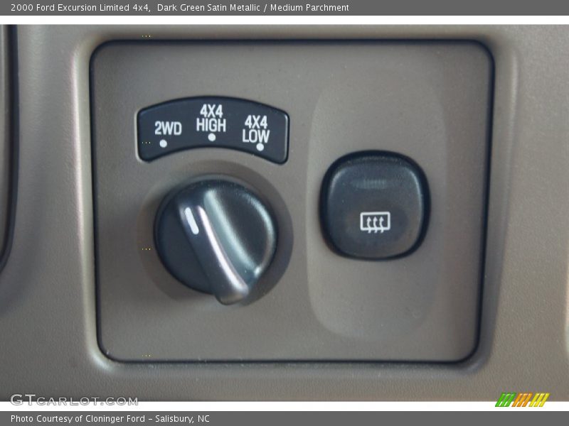 Dark Green Satin Metallic / Medium Parchment 2000 Ford Excursion Limited 4x4
